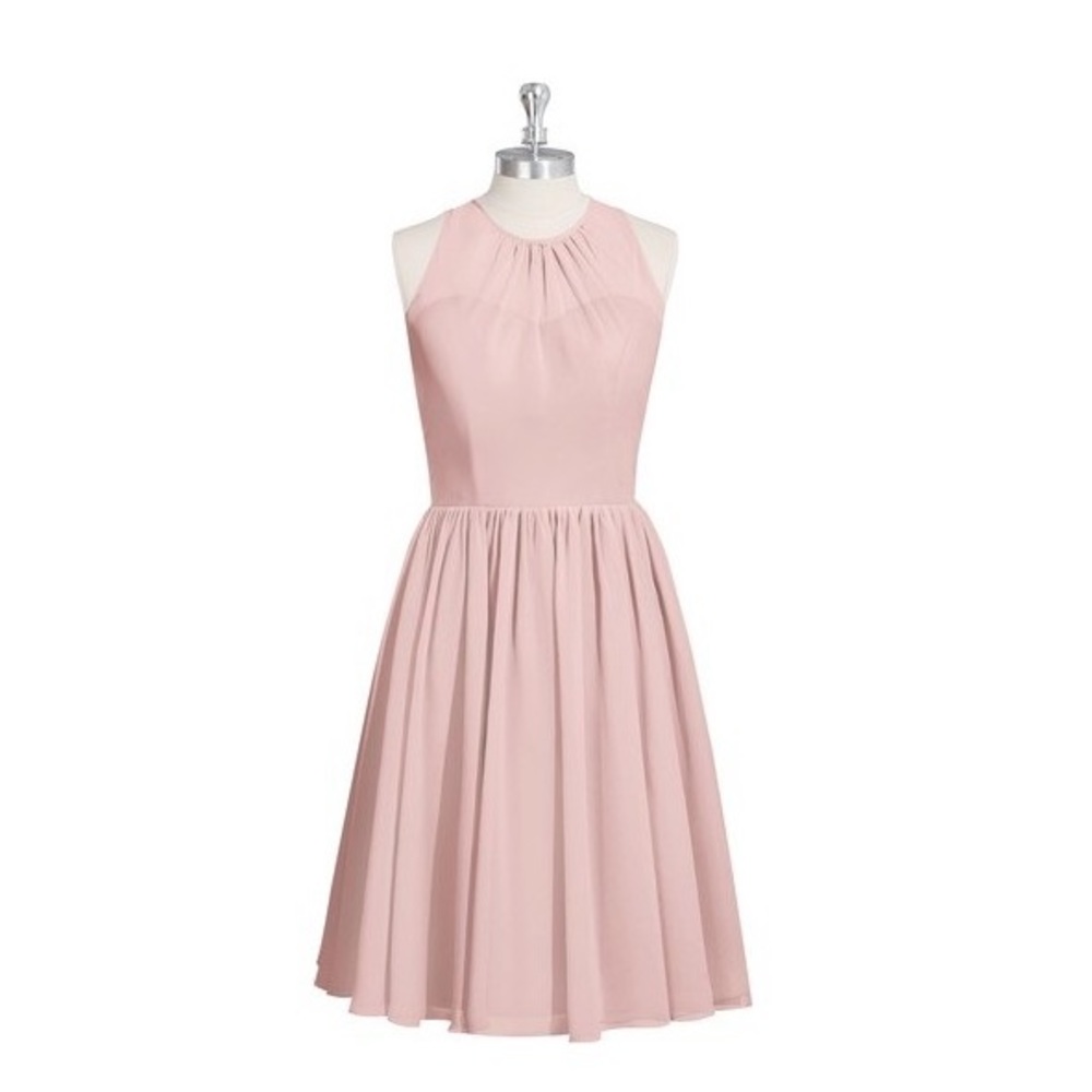 Azazie Mckinley Cocktail Dress in Dusty Rose